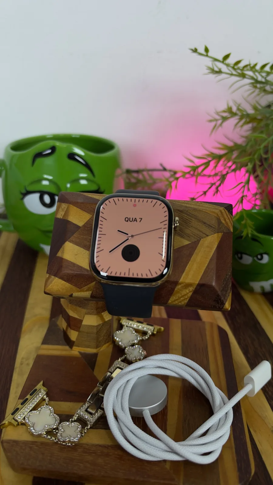 Apple Watch Série 10 (GPS + Celular) Titânio 46mm a3003
