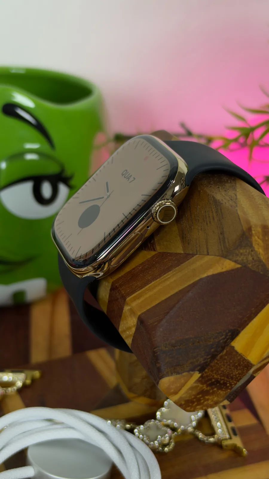 Apple Watch Série 10 (GPS + Celular) Titânio 46mm a3003