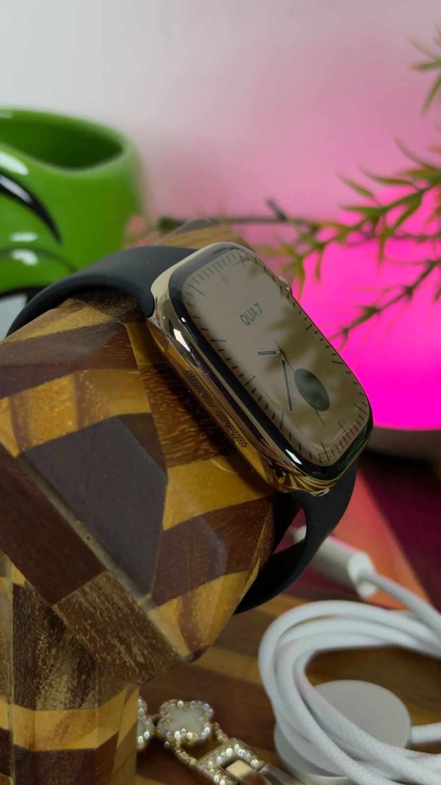 Apple Watch Série 10 (GPS + Celular) Titânio 46mm a3003
