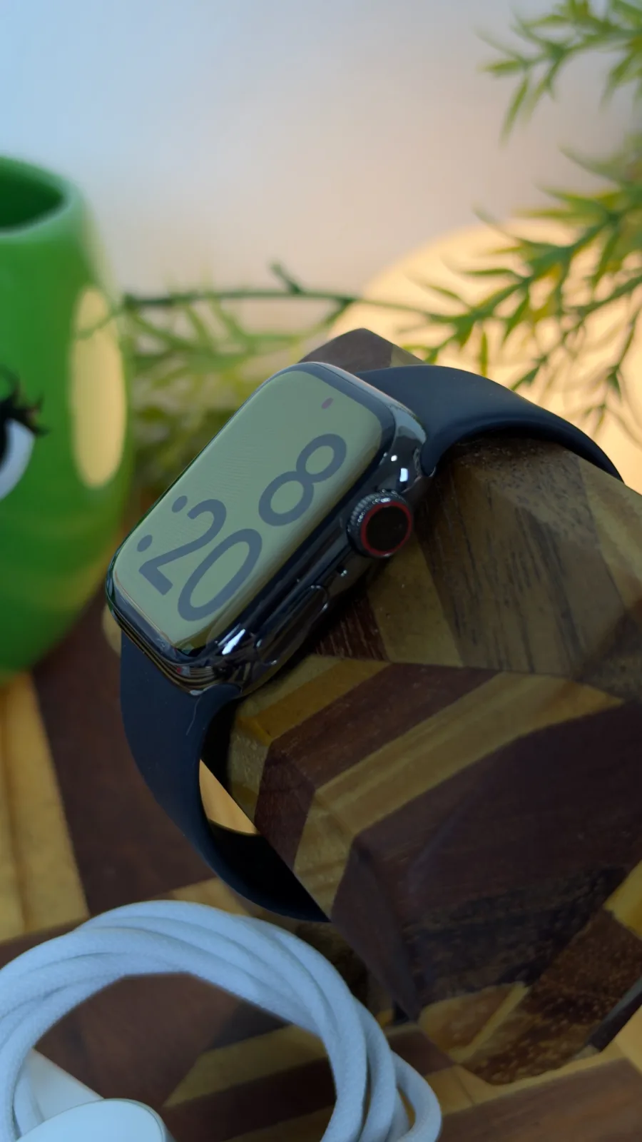 Apple Watch Série 9 (GPS + Celular) Aço Inoxidável 41mm a2982