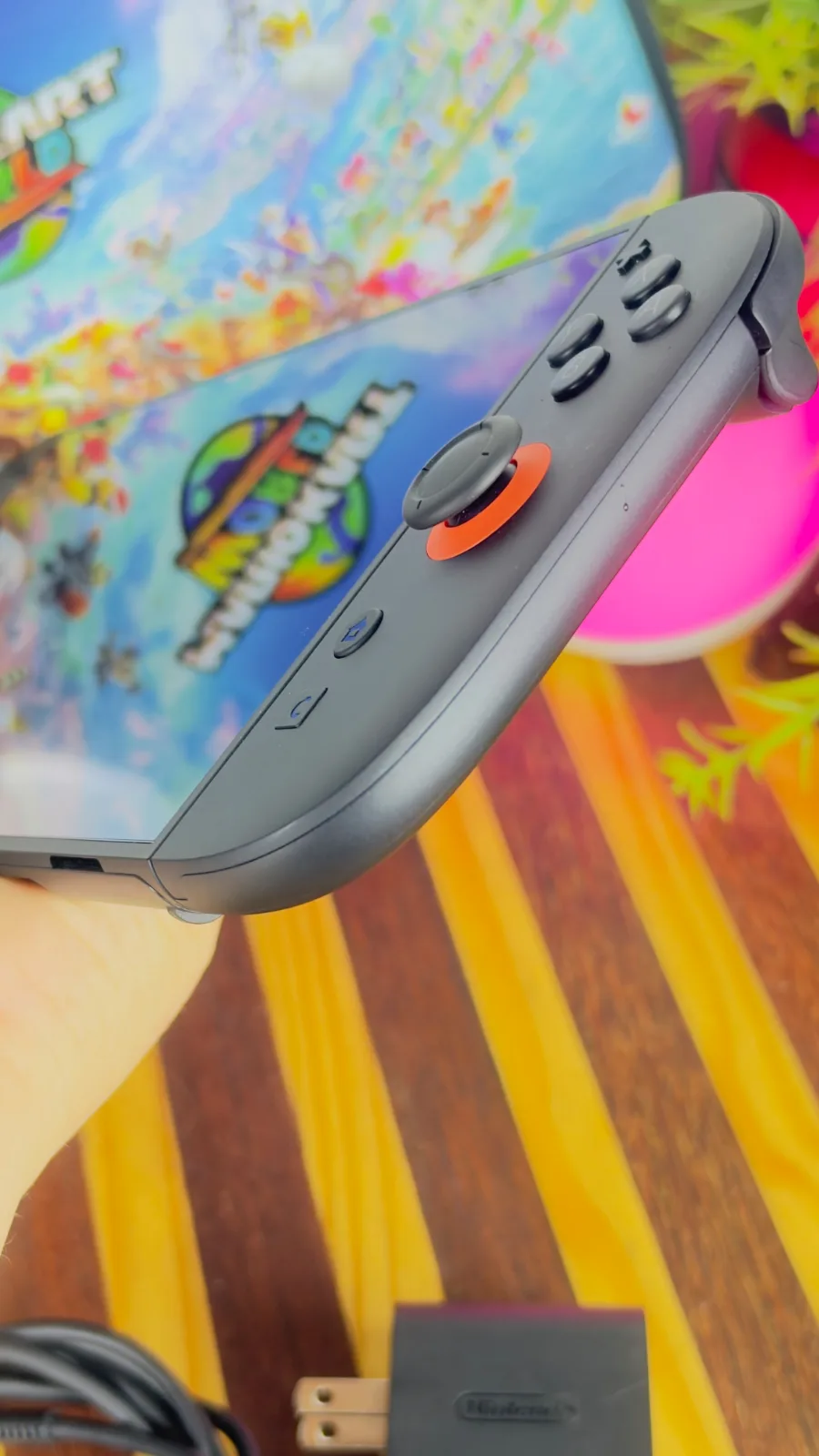 Nintendo Switch 2 com case do Mario Nintendo Switch 2