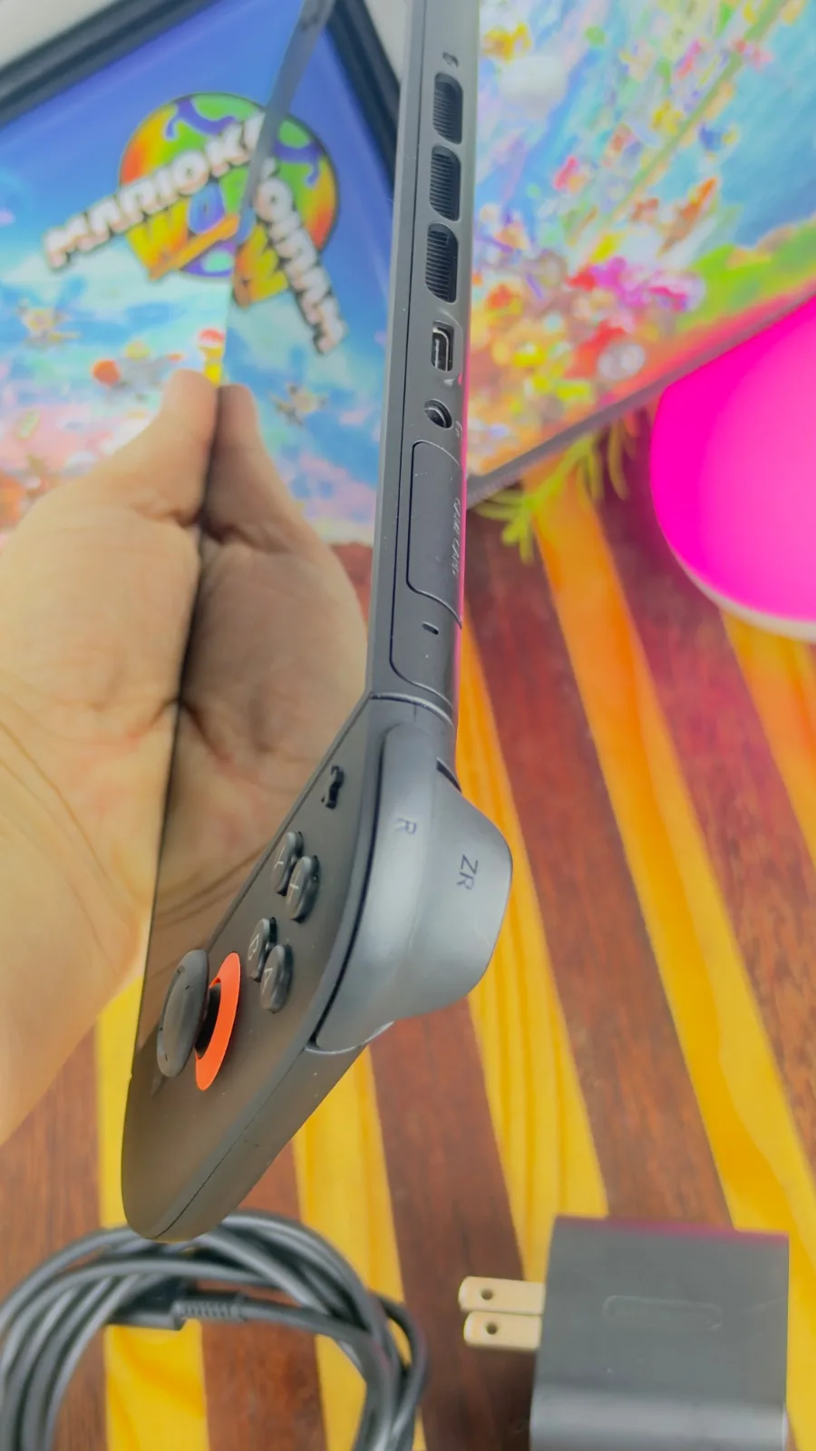 Nintendo Switch 2 com case do Mario Nintendo Switch 2