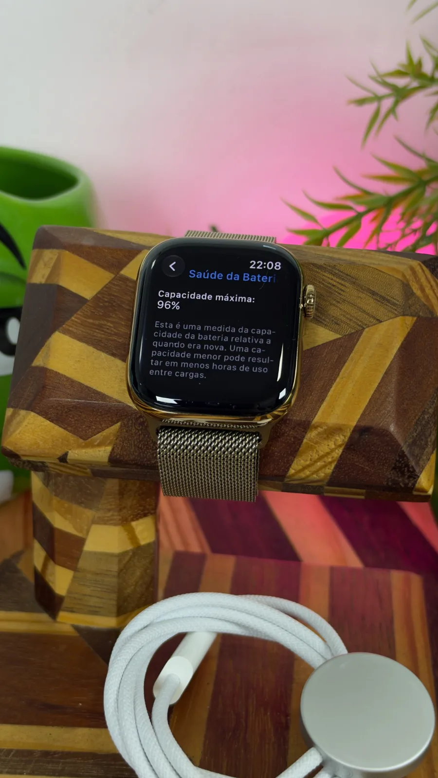 Apple Watch Série 11 (GPS + Celular) Titânio 42mm a3335