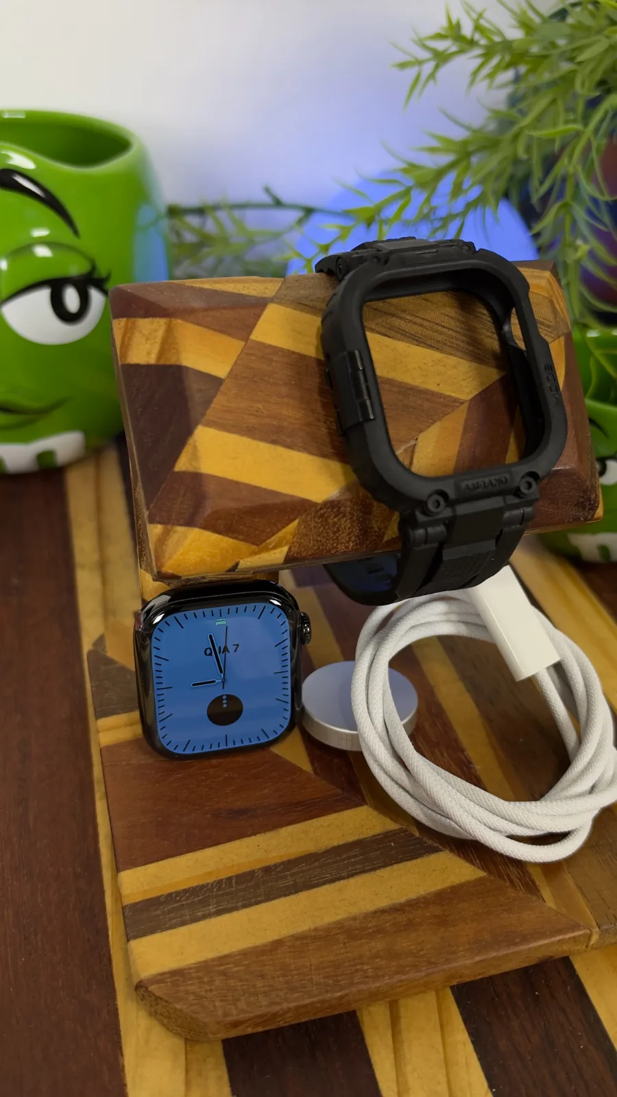 Apple Watch Série 10 (GPS + Celular) Titânio 42mm a3001