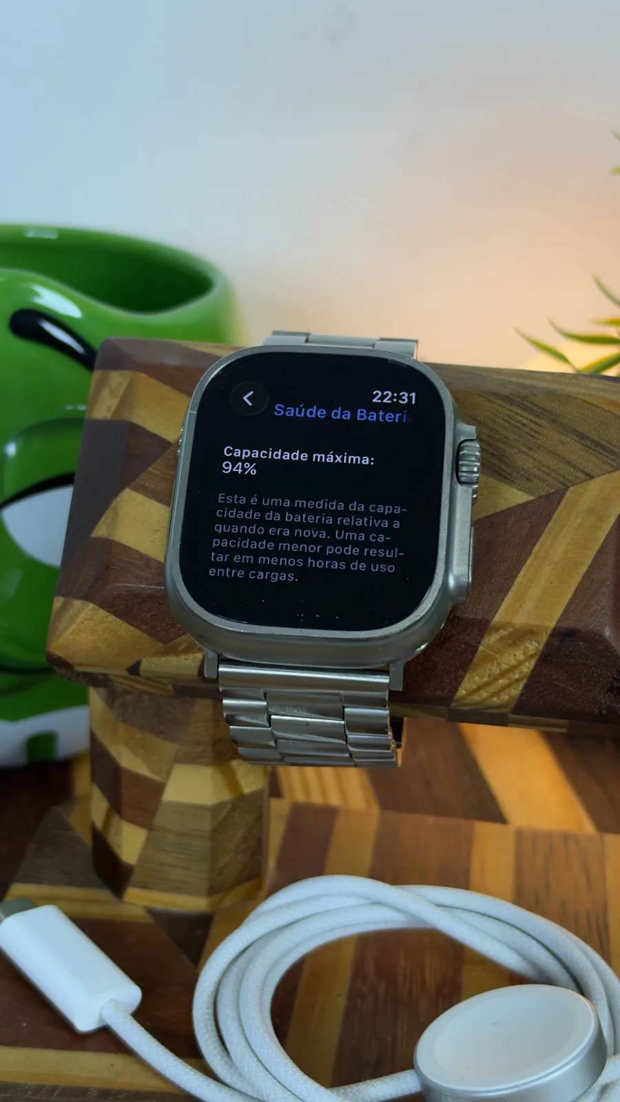 Apple Watch Ultra (GPS + Celular) Titânio 49mm A2622