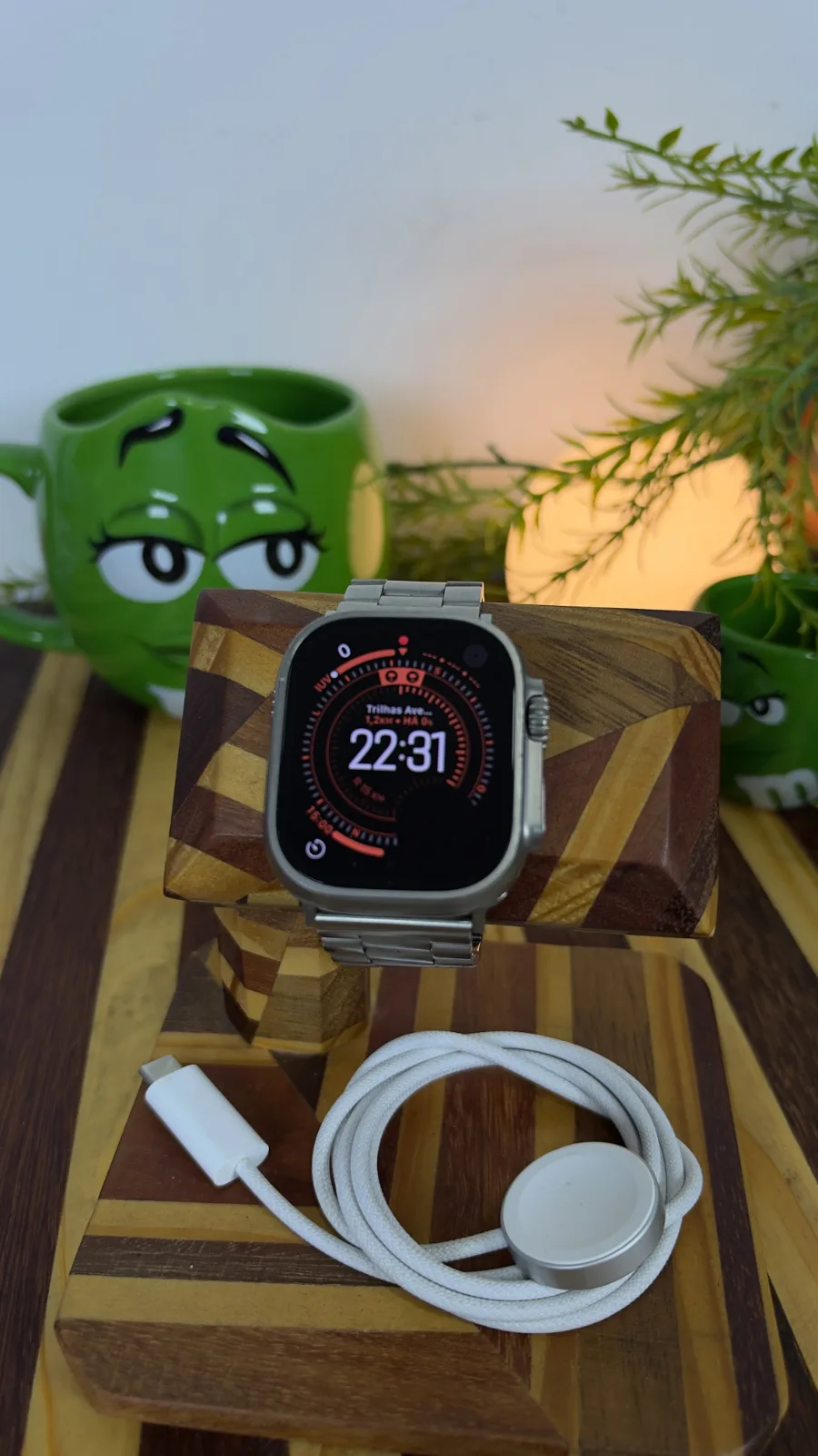 Apple Watch Ultra (GPS + Celular) Titânio 49mm A2622
