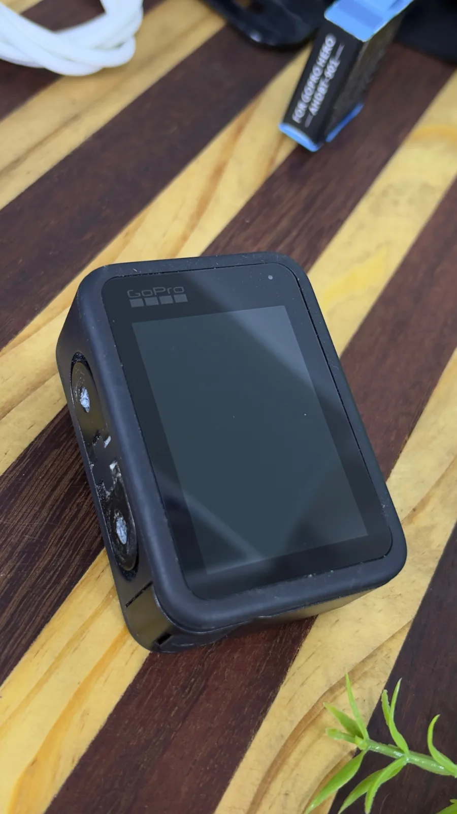 GoPro 9 com case e pau de selfie GoPro Hero 9