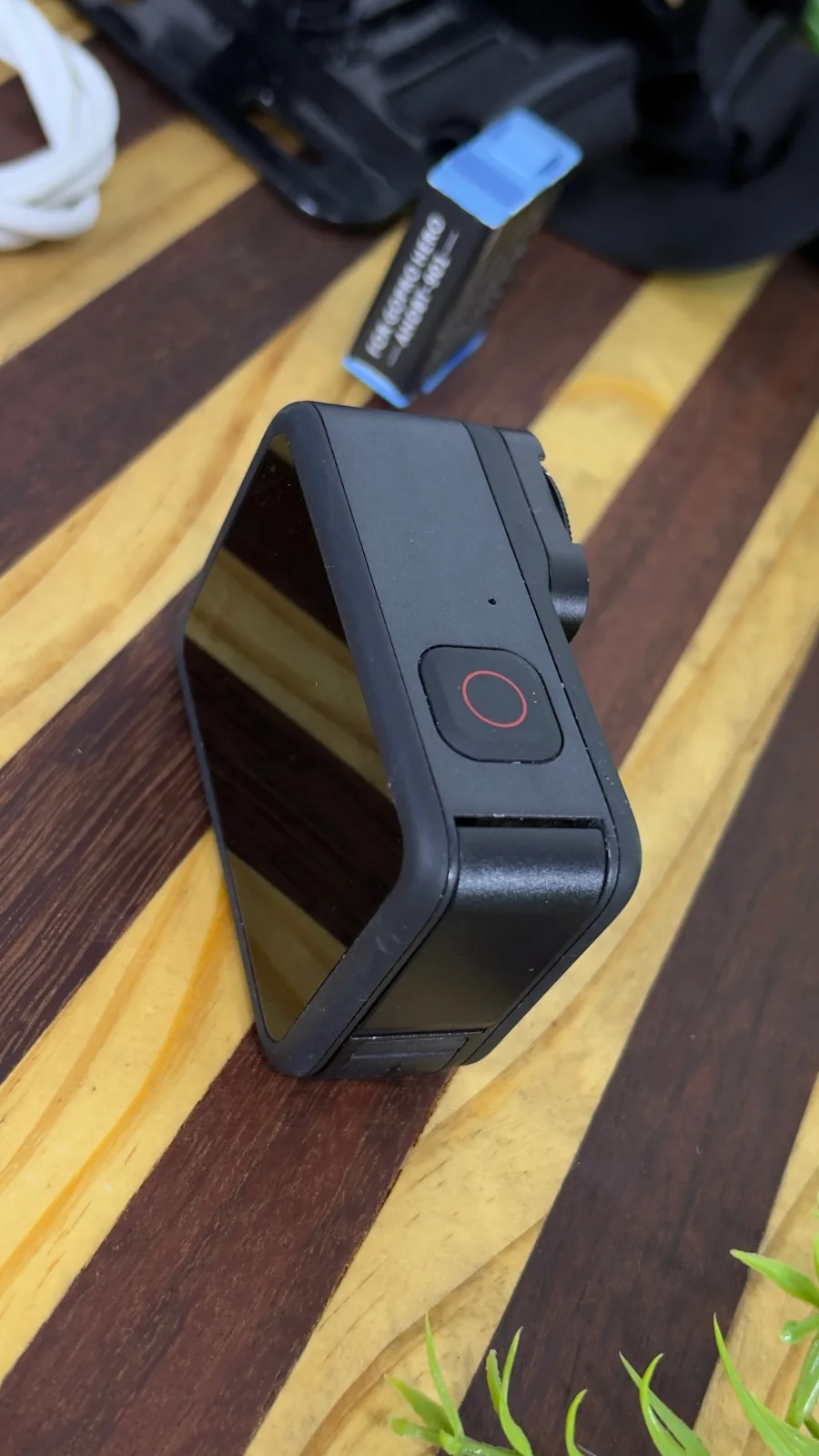 GoPro 9 com case e pau de selfie GoPro Hero 9